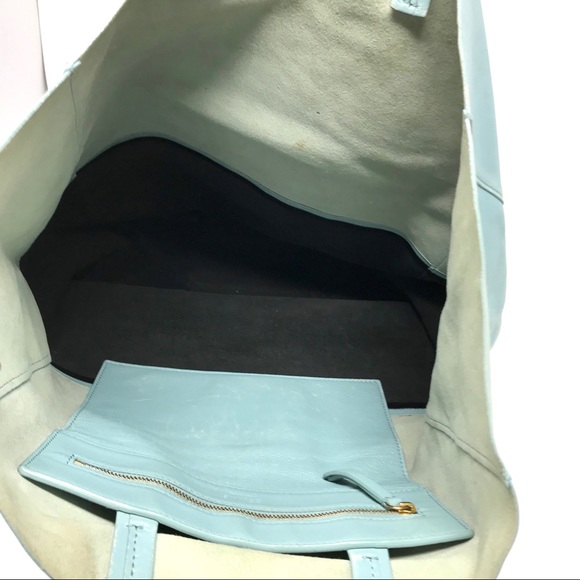 Céline Vertical 2-Tone Blue BiCabas Tote - Picture 5 of 11